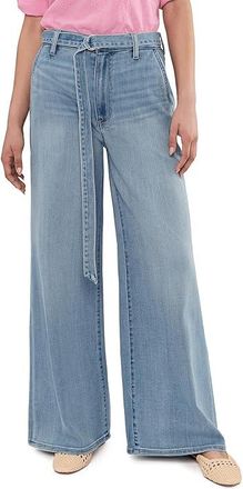 Liverpool L.A. High-Rise Super Stride Jeans With Belt 32 Inseam Womens Jeans Tide Pools : 16 32, Cotton/Denim/Polyester