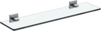 Ideal Estante De Vidrio Iom Square 500x135x45mm Cromado Standard