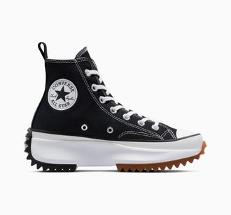 Converse Sneaker CONVERSE RUN STAR HIKE CANVAS PLATFORM, Damen, Gr. 40, schwarz-weiss (schwarz, wei&szlig;, gum), Textil, Schuhe Sneaker