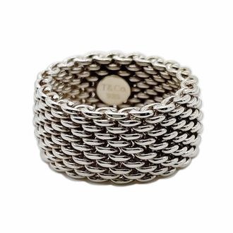 Tiffany & Co. Silver Silver 925 Band Ring (Pre-Owned)