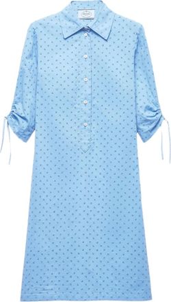 Prada cotton dress - women - Cotton - 44 - Blue