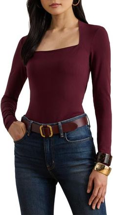 Lauren Ralph Lauren Ranier Jersey Top in Dark Garnet at Nordstrom, Size X-Large
