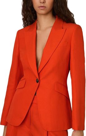 Reiss Raine Linen-Blend Formal Jacket