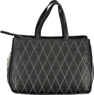 Valentino Gewatteerde Handtas met Noppen en Handvat - Dames - Handtassen - Zwart - ONE Size - Tassen