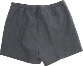 Gucci Unisex Grey Shorts With Elastic Waist Fabric
