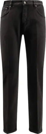 Pantaloni Torino Uomo, Jeans, Nero, W32, new