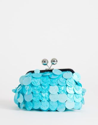Topshop Maeve - Borsa a mano decorata turchese-Blu