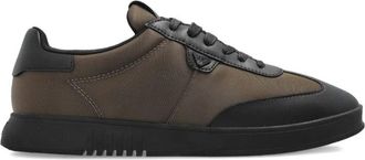 Emporio Armani Low-Top Sneakers With Leather
