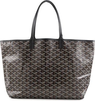 Goyard Black Pvc Leather Handbag Tote Bag (Pre-Owned)