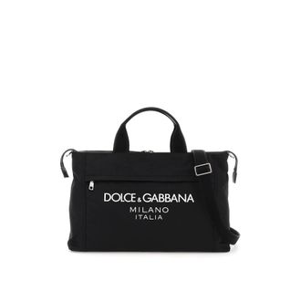 Dolce & Gabbana Dolce & Gabbana Nylon Duffle Bag With Logo