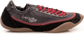 Yohji Yamamoto Black Lace-up Sneakers