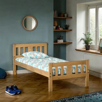 Seconique Rio 3 Single Bed in Natural