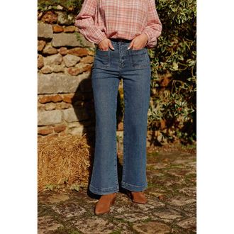 La petite &eacute;toile Flare stretch jeans ATLANTY