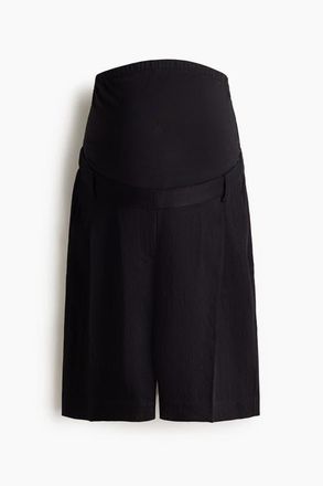 H&M Mama Bermuda Shorts in Black at Nordstrom, Size X-Large