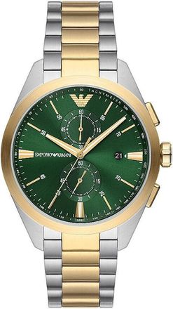 Emporio Armani Claudio Watch - Heren - Horloges - Grijs - ONE Size - Satijn - Accessoires