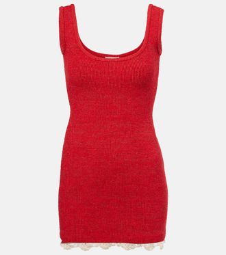 Magda Butrym Lace-trimmed minidress