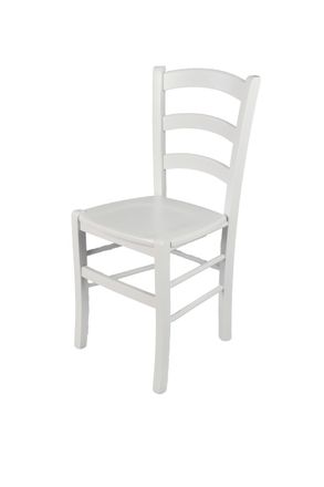 Tommychairs Tommychairs Silla Venezia En Madera De Haya Blanca