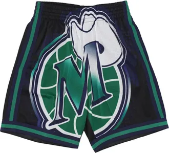 Mitchell & Ness Sportswear, male, Multicolor, Size: XL NBA Big Face Basketball Shorts