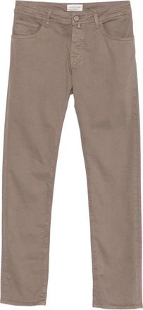Jacob Cohen Nick Logo-patch Straight-leg Trousers