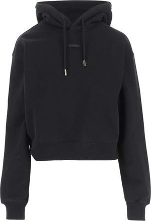 Jacquemus Felpa The Gros Grain con cappuccio - Nero