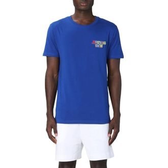 Moschino Heren, Tops, Blauw, Maat: XL Katoen