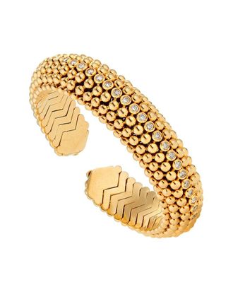 Bulgari 18K 1.00 ct. tw. Diamond Beaded Bracelet (Authentic Pre-Loved)