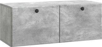vidaXL Mueble De Tv De Pared 78,5 X 31 X 30 Cm Gris Hormig&oacute;n Vidaxl