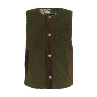 Barbour Dulsie Teddy Liner Vest - female - Barbour - Waistcoats - Green - S - Jackets