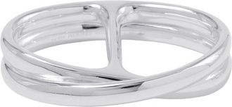 Herm&egrave;s Silver Silver 925 Band Ring (Pre-Owned)