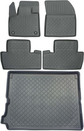 OEM Peugeot 5008 Ii Suv Desde Julio De 2017. Juego De Alfombrillas Para Coche Y Maletero