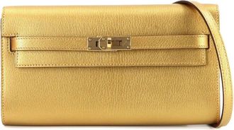 Herm&egrave;s Gold Chain/Shoulder Wallet (Pre-Owned)