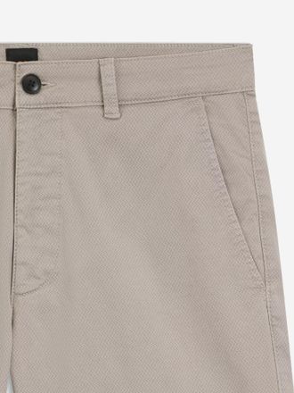 HUGO BOSS Stretch Cotton Shorts - Beige
