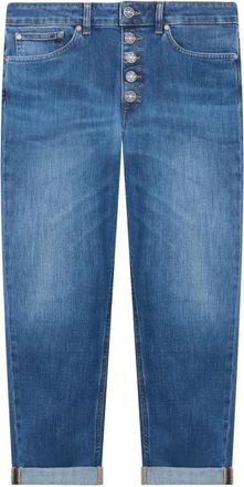 Dondup Koons Loose-fit Jeans - Dames - Cropped Jeans - Blauw - W25 - Katoen - Jeans