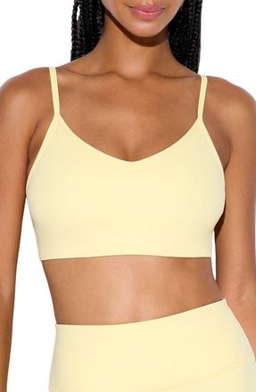 Spiritual Gangster Aria Sports Bra in French Vanilla at Nordstrom, Size X-Small