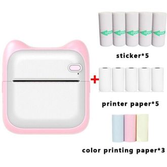 OEM Impresora T&eacute;rmica Port&aacute;til E Inal&aacute;mbrica Con 203 Ppp Para Etiquetas Y Fotos, Accesorio Creativo Para Smartphones - Crezuo