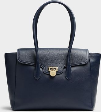 Lauren Ralph Lauren Womens Tubular handle leather shoulder bag