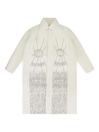 Who Decides War by Ev Bravado Cappotto con stampa - Bianco