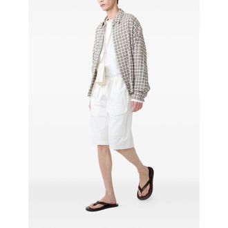 STUDIO NICHOLSON Ikaria Shorts - White