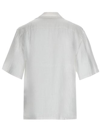 120% Lino 100% Linen Shirt - White