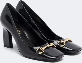 Gucci Signora Horsebit leather pumps
