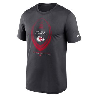 Nike Kansas City Chiefs Legend Icon Nike Mens Dri-FIT NFL T-Shirt in Grey | NKGK06F7G-NDB