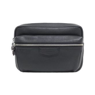 Louis Vuitton Taiga Black Taiga Leather Shoulder Bag (Pre-Owned)