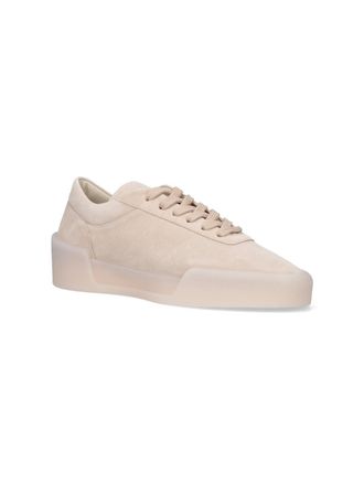Fear of God Quilted Suede Low-Top Sneaker - Beige