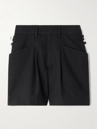 Isabel Marant Shorts In Tela Di Cotone Con Pinces Fairy - Nero