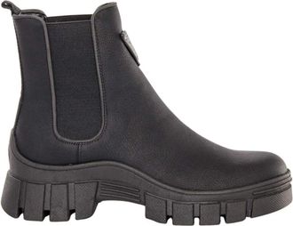 Guess Hestia Chelsea Boot - Dames - Chelseaboots - Zwart - 36 EU - Leer - Schoenen