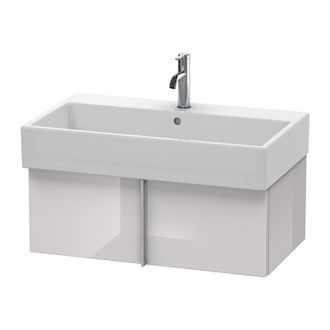Duravit Mueble De Pared Duravit Vero Air 78,4 X 43,1 Cm, 1 Extra&iacute;ble, Para Vero Air 235080, Color (frente/cuerpo): Laca Blanca Lila Alto Brillo - Va612702727