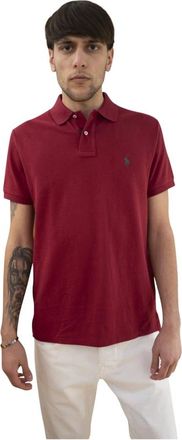 Ralph Lauren Tops, Heren, Rood, M, Polo Shirts