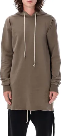 Rick Owens Brown Oversized Hoodie