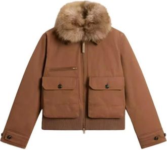Woolrich Giacca Bisonte - - Jackets - Donna - Marrone - M