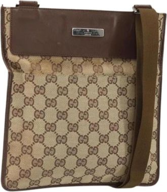 Gucci Pre-owned Cross Body Bag - Dames - Vintage Schoudertas - Beige - ONE Size - Vintage